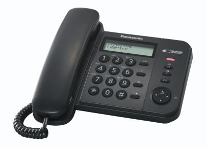 PANASONIC Telefono fisso Panasonic KX-TS560EX1B nero